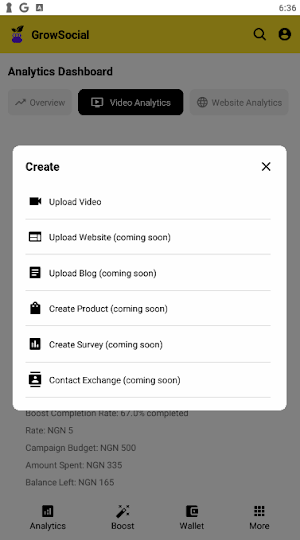 GrowSocial: Earn Big, Go Viral Screenshot 2