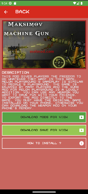 Gun Weapon melon Playgrounds Screenshot 1