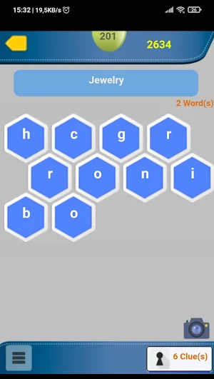 YouWord - Word Hex Game Screenshot 1