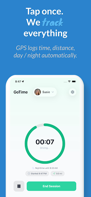 GoTime: Student Driving Logger Screenshot 1