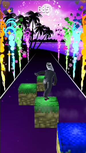 Cameraman vs Skibidi Tiles Hop Screenshot 3