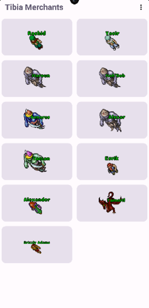 Tibia Merchants Screenshot 0