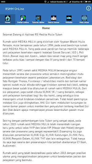 Pendaftaran Pasien Online RS. Medika Mulia Tuban Screenshot 1