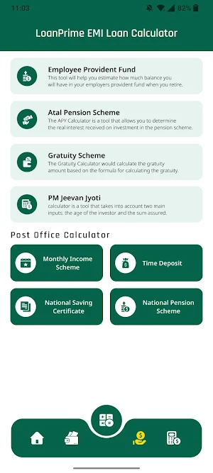 LoanPrime: EMI Loan Calculator Screenshot 1