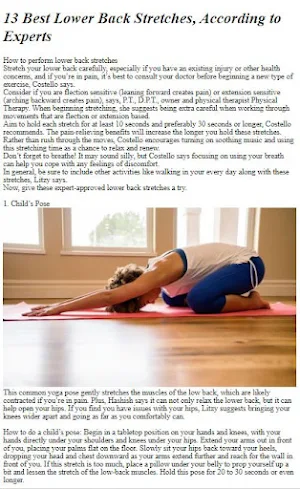 How to Do Back Stretch Exercis Screenshot 2