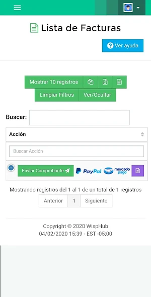 Servicio Wifi Screenshot 1