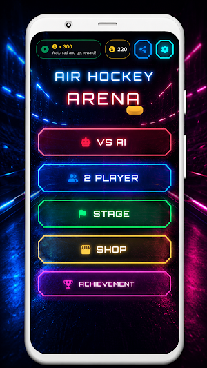 Air Hockey Pro Arena Screenshot 2
