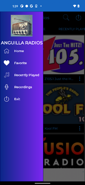 Anguilla Radio + Recorder Screenshot 1