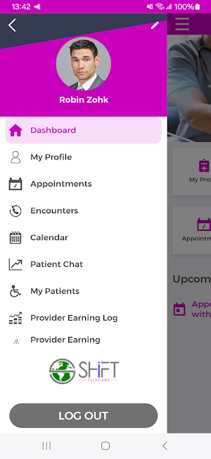 Shift Telecare Screenshot 2