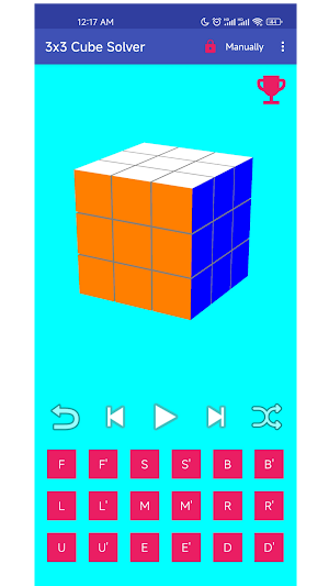 3D rubiks cube Solver 3x Screenshot 0