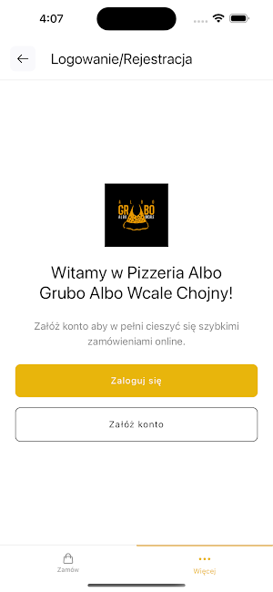 Pizzeria Albo Grubo Albo Wcale Screenshot 3