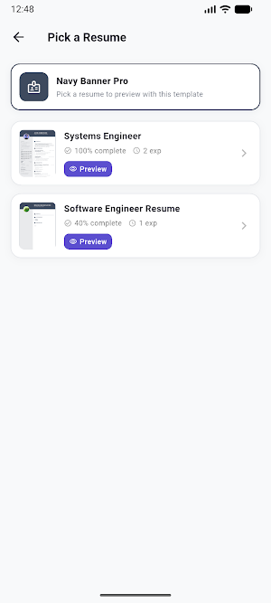 Resume Builder: CV Maker Screenshot 2