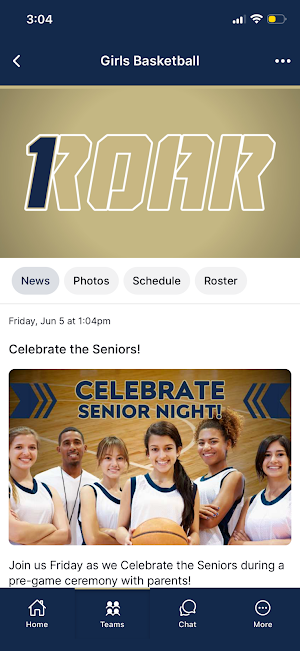 Foley Lions Athletics Screenshot 3