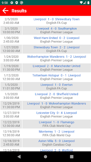 Liverpool Latest News Screenshot 2