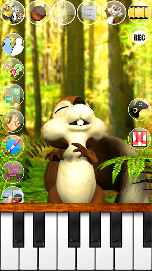Talking James Squirrel - Virtual Pet Screenshot 1