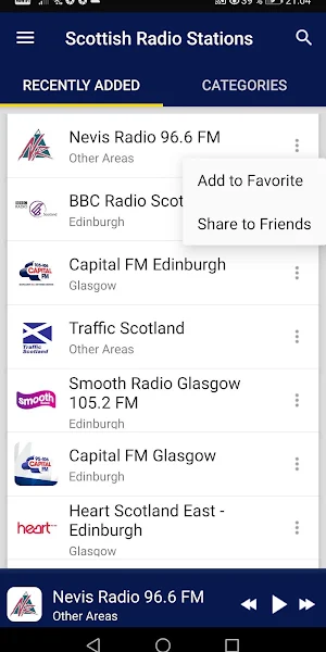 Scottish Radio Stations Screenshot 1