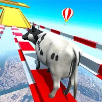 Epic Cow Ramp Rush Run Game