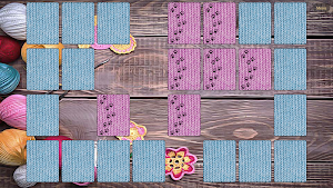Kitty cat cards mahjong Screenshot 2