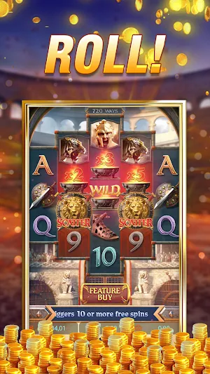 Roman Glory 777 Slot Screenshot 3