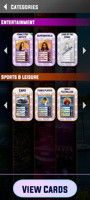 Famous cards - Capture game Screenshot 1
