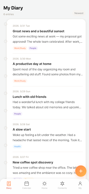 Fortie - Journal & Insights Screenshot 1