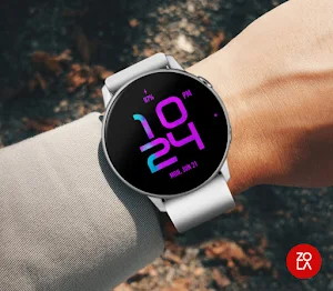 Stylish Purple Watch Face Screenshot 2