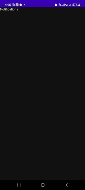 UI Notification App Screenshot 0