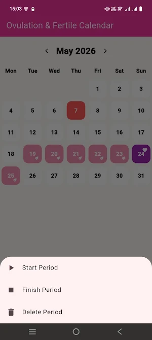 Pinkdays - Period Tracker Screenshot 3