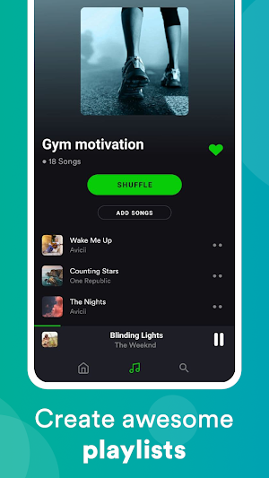 eSound:MP3 Music Player App Screenshot 2