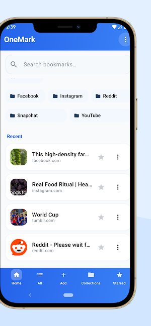 OneMark: Bookmark Manager Screenshot 3