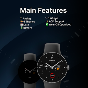 Carbon Fiber Watch Face Screenshot 1