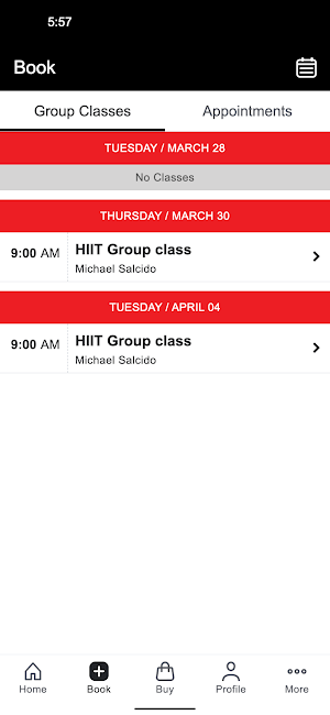 MFITNESS Screenshot 1
