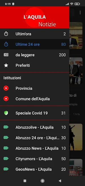 L'Aquila notizie Screenshot 0