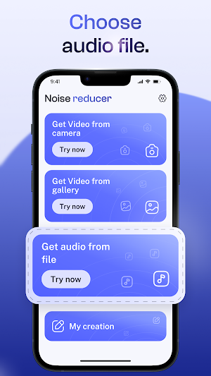 AI Noise Reducer-Enhance Audio Screenshot 3