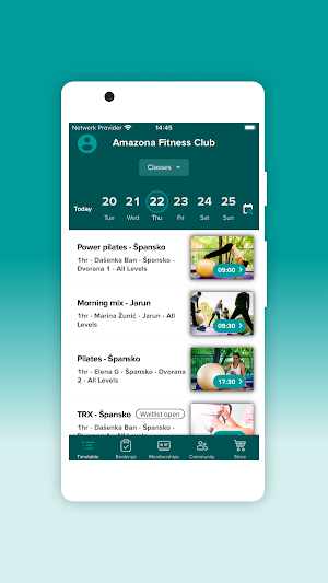 Amazona Fitness Club Screenshot 2