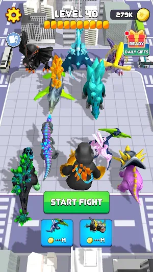 Merge Kog Gozilla Vs Dinosaur Screenshot 0
