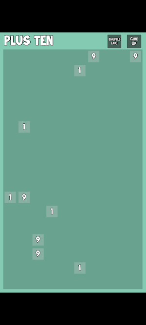 Plus Ten - Puzzle Game Screenshot 2