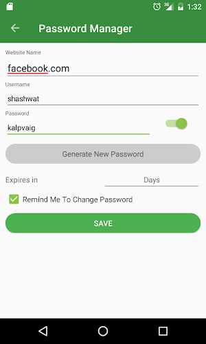 Password Manager Screenshot 0