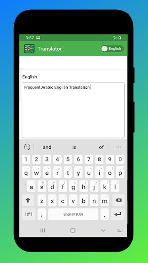 Arabic to English Reverse Translator with Keyboard Screenshot 2