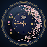 Sakura Analog Watch Face