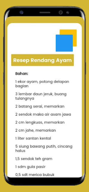 Resep Rendang Ayam Screenshot 2