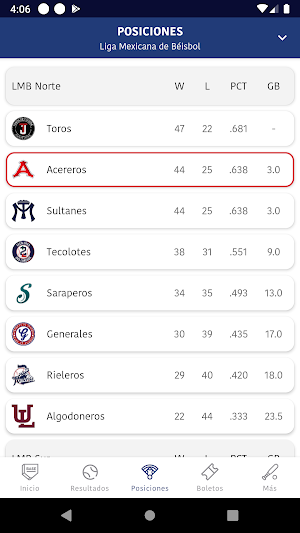 Acereros de Monclova Oficial Screenshot 3