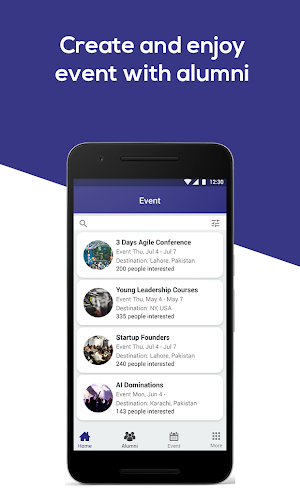 ITU Alumni Screenshot 2