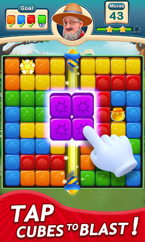 Fruit Cubes Blast - Tap Puzzle Screenshot 3