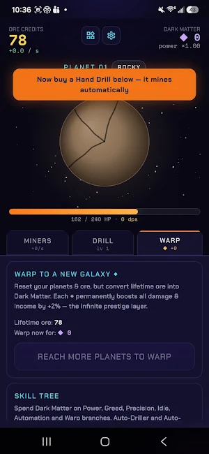 Core Breaker: Idle Space Miner Screenshot 2