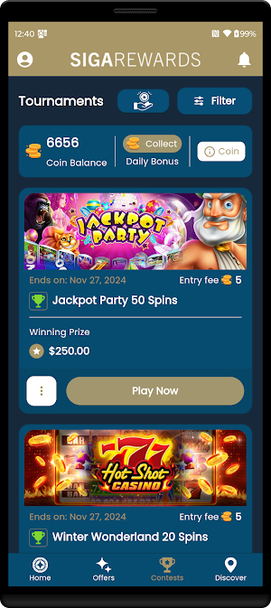 SIGA Rewards Screenshot 2
