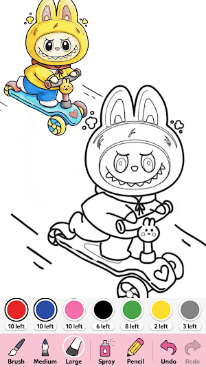 Labubu Coloring Book Game Screenshot 1