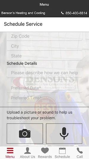 Benson's Heating and Air Screenshot 1