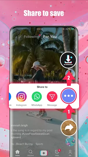 Video downloader for Tiktok no watermark Screenshot 2