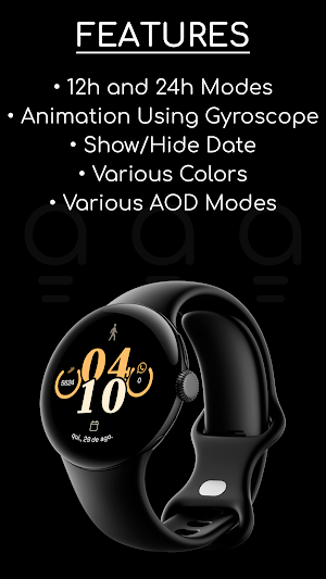 AD Classy Motion - Watch Face Screenshot 3